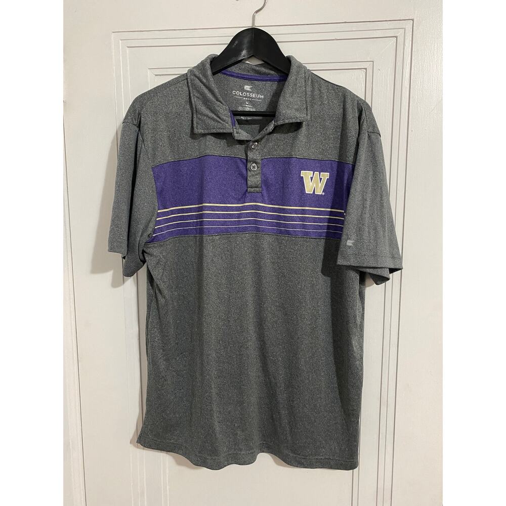 Washington Huskies Golf Polo Men's Size Large